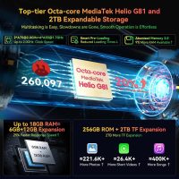 Blackview BV7300 Rugged Phone 2025(Dual 800LM Camping Lights), 18GB+256GB/SD 2TB, Android 14 Gaming Phone, 15000mAh+45W Rugged Smartphone, 50MP+30MP Night Vision Camera, NFC/Fingerprint/Dual SIM/GPS - Image 6
