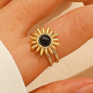 Statement Chunky Rings for Women Trendy Gold Jewelry Bold Fashion Accessory Gold Rings