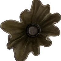Bloomingville Stoneware Ruffled Vase, Sage - Image 6
