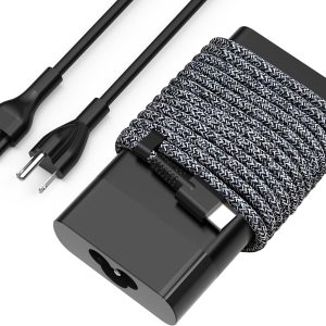New Slim 65W USB C Laptop Charger Compatible with HP Spectre X360,Spectre,Elitebook x360,Elitebook,Envy,Omnibook,Chromebook,Elite x2,Zbook,ProBook Travel Type C AC Adapter Power Cord Supply
