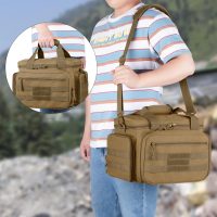 DSLEAF Tactical Gun Range Bag for 4 Handguns, Pistol Shooting Range Bag with 6X Magazine Slots and Extra Pockets for Ammo and Essentials - Image 6