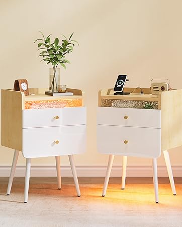 Bedside Tables with 2 Drawers