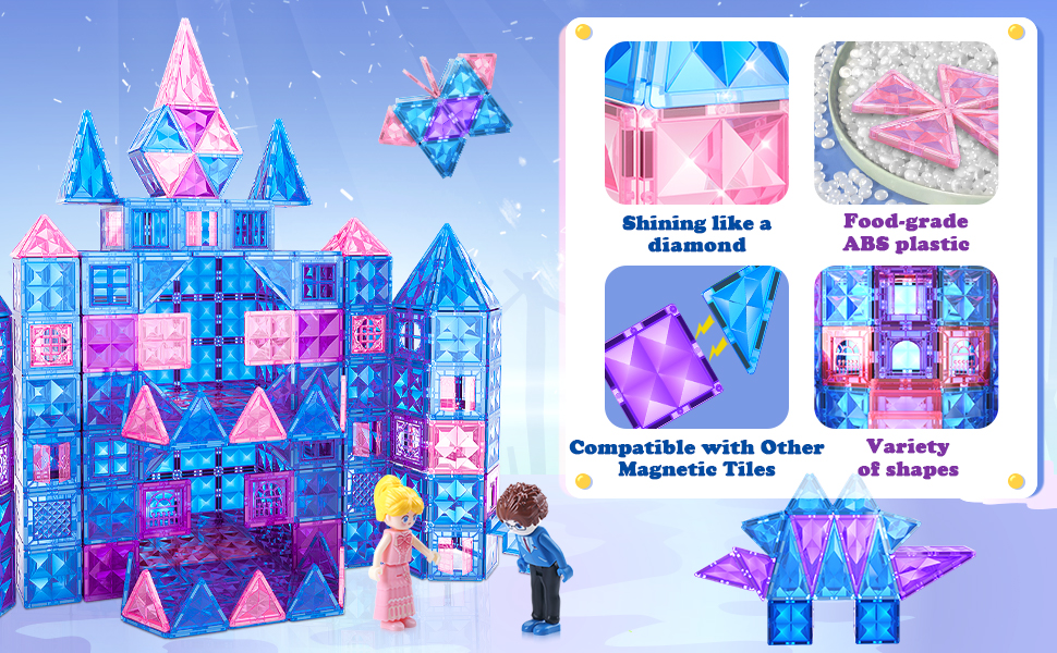 magnetic tiles blocks toys