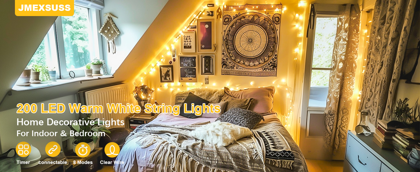 LED Christmas lights indoor