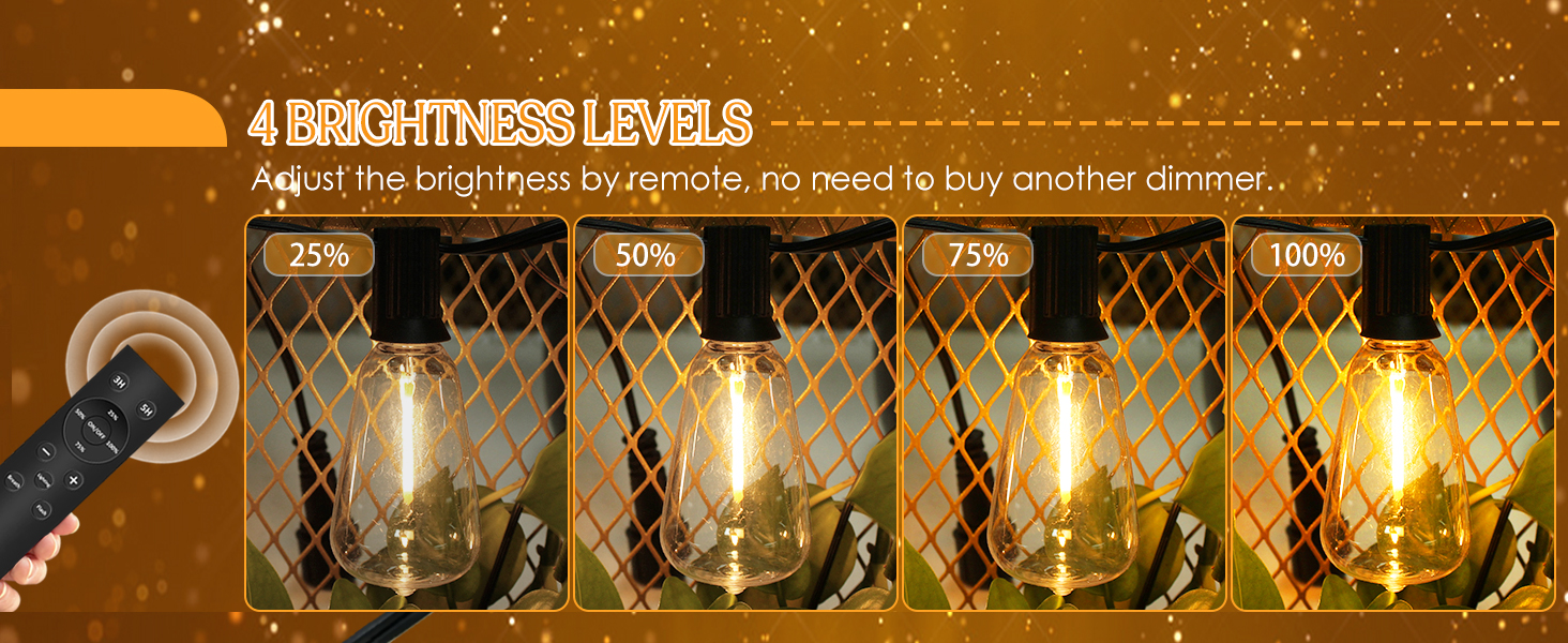 Solar Outdoor String Lights