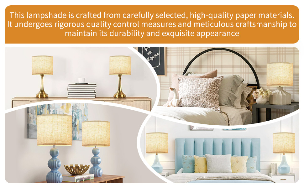 drum lamp shades