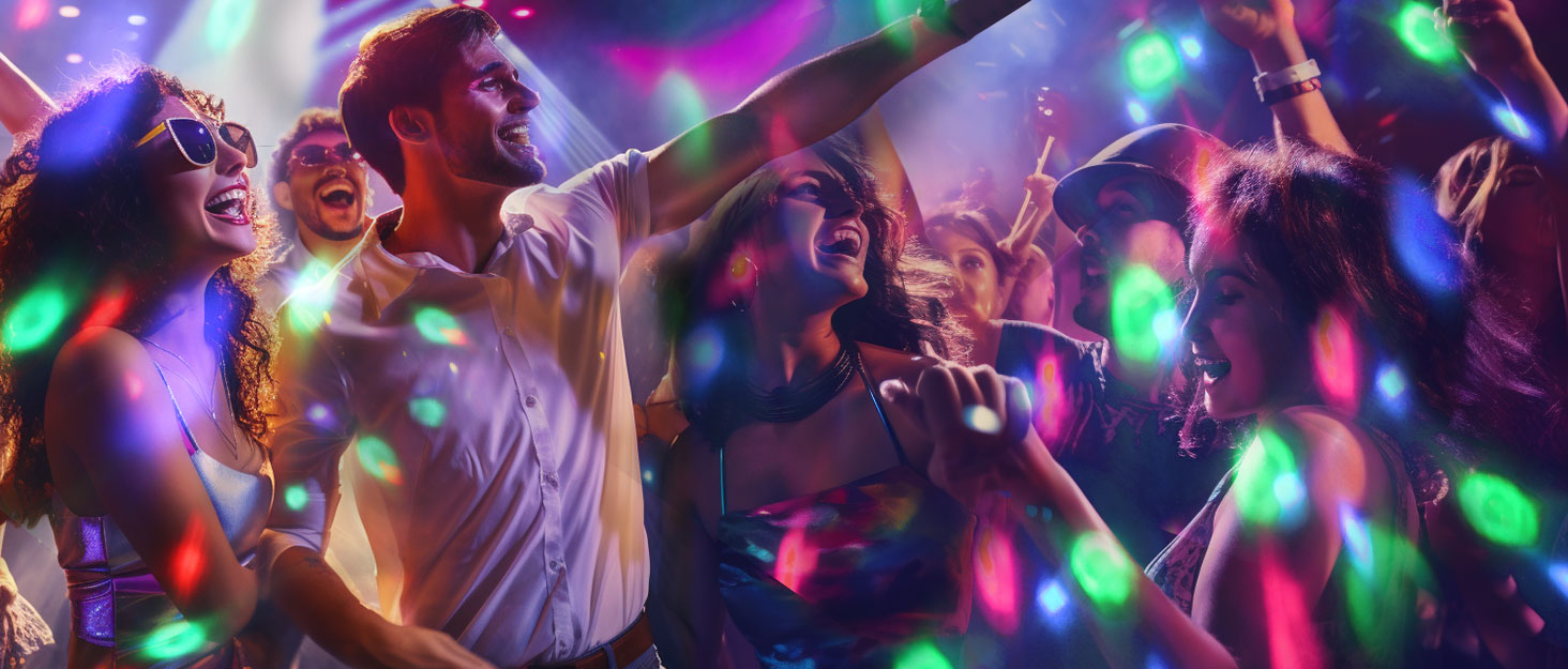 disco party background