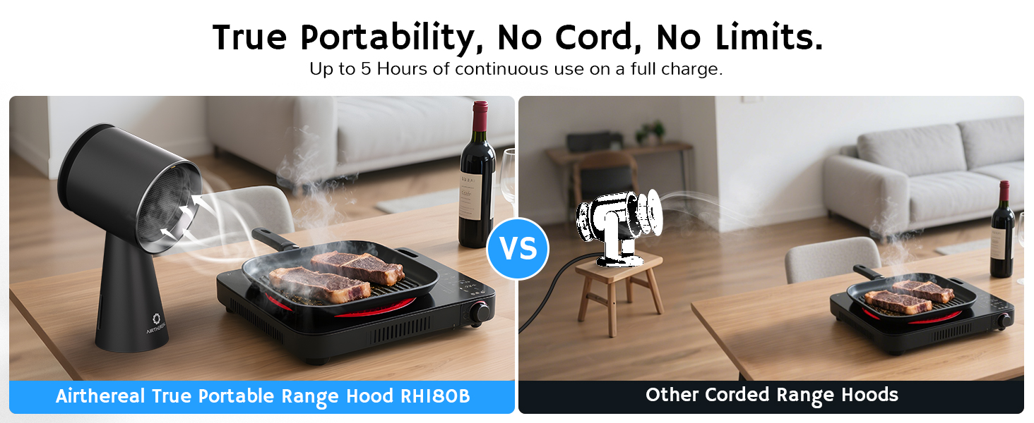 exhaust fan portable range hood