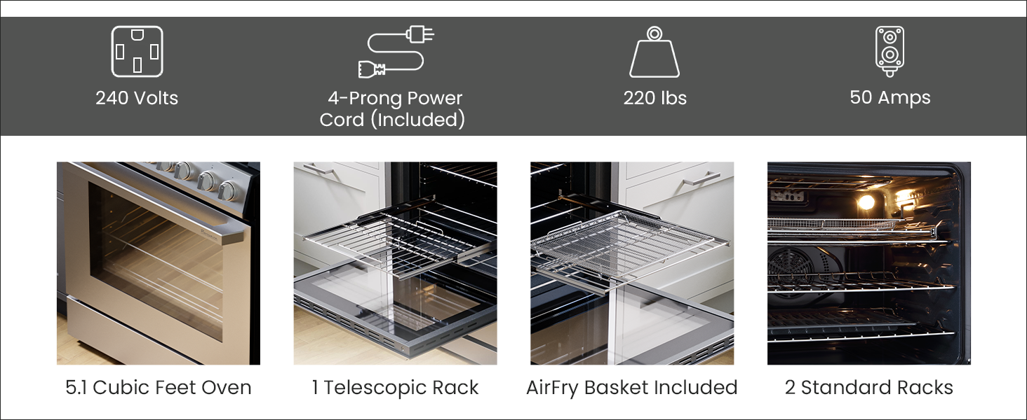 Rangaire RRE303TS Electric Range