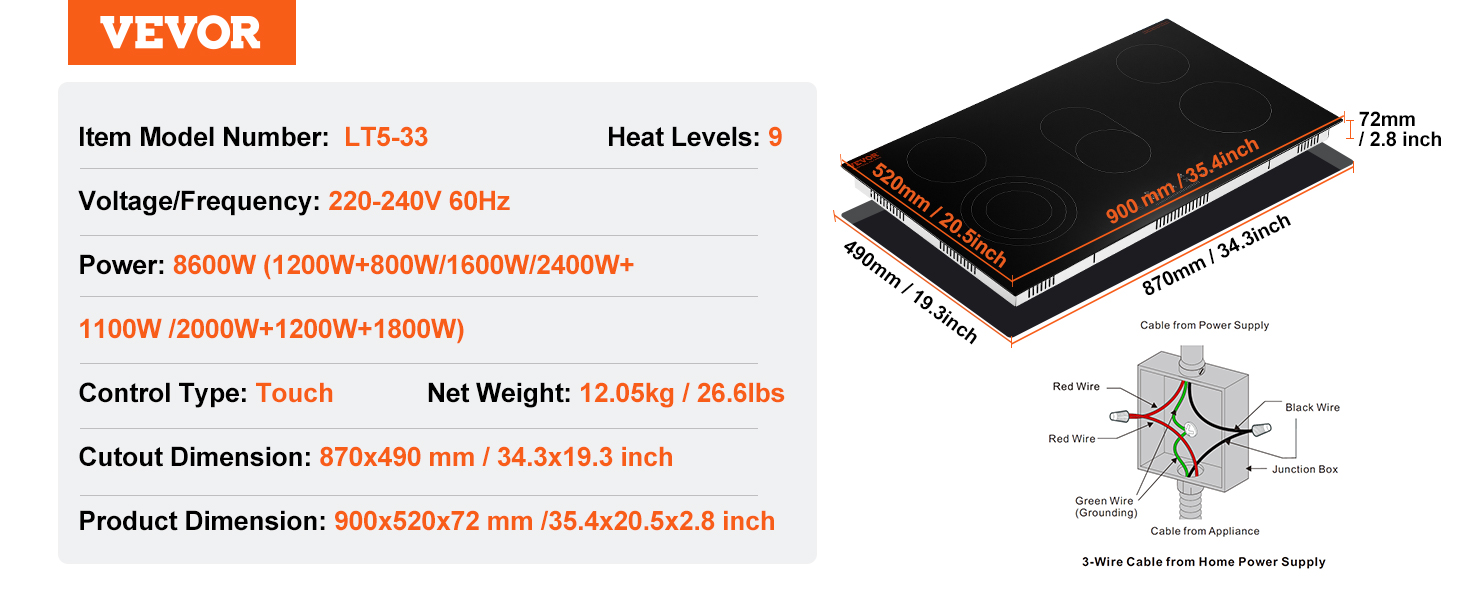 electric cooktop