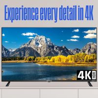 Westinghouse Edgeless Roku TV - 43 Inch Smart Television, 4K LED UHD w/HDR 10, Wi-Fi & Mobile App Connectivity, Flat Screen Compatible w/Apple AirPlay, Alexa, & Google Assistant - Image 2