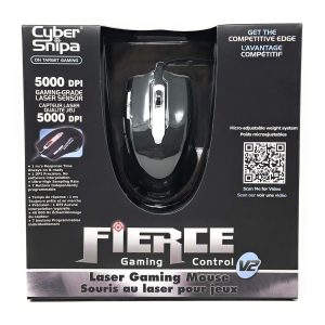 Rude Gameware rude-230 Fierce 5000 dpi Laser Gaming Mouse v2