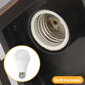 wall light with bulb included