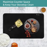 Stove Top Covers For Electric Stove, Heat Resistant Stove Cover - 28.5 X 20 Inches Fireproof Stove Covers For Electric Stove Top, Glass Stove Top Cover, Electric Stove Top Cover Protector Mat - Image 4