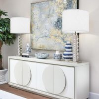Set of 2 Pure White Linen Drum Lamp Shade 13" Top x 13" Bottom x 10" High (Spider) Contemporary Lamp Shades for Table Lamps & Bedside Lamps Replacement Lampshade - GO&SO - Assembly is Required - Image 7
