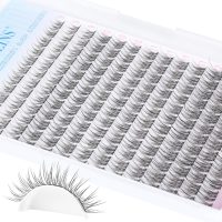 Natural Lash Extension Kit 168Pcs Lash Clusters Kit Wispy Eyelash Extensions 9-12MM Individual Lashes Extensions with Bond and Seal Lash Glue and Eyelash Extension Tweezers DIY at Home by TNFVLONEINS - Image 7