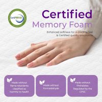 GAESTE 8 Inch Full Cooling Gel Memory Foam Mattress for Cool Sleep Medium Firm CertiPUR-US Certified Foam, Mattress in a Box Pressure Relief Removable Cover No Fiberglass (Full, 8 in) - Image 4