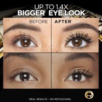 L'Oreal Paris Voluminous Panorama Mascara, Volumizing and Lengthening Mascara, Washable Longwear and Smudge Resistant Make Up, Blackest Black, 0.33 Fl Oz - Image 4