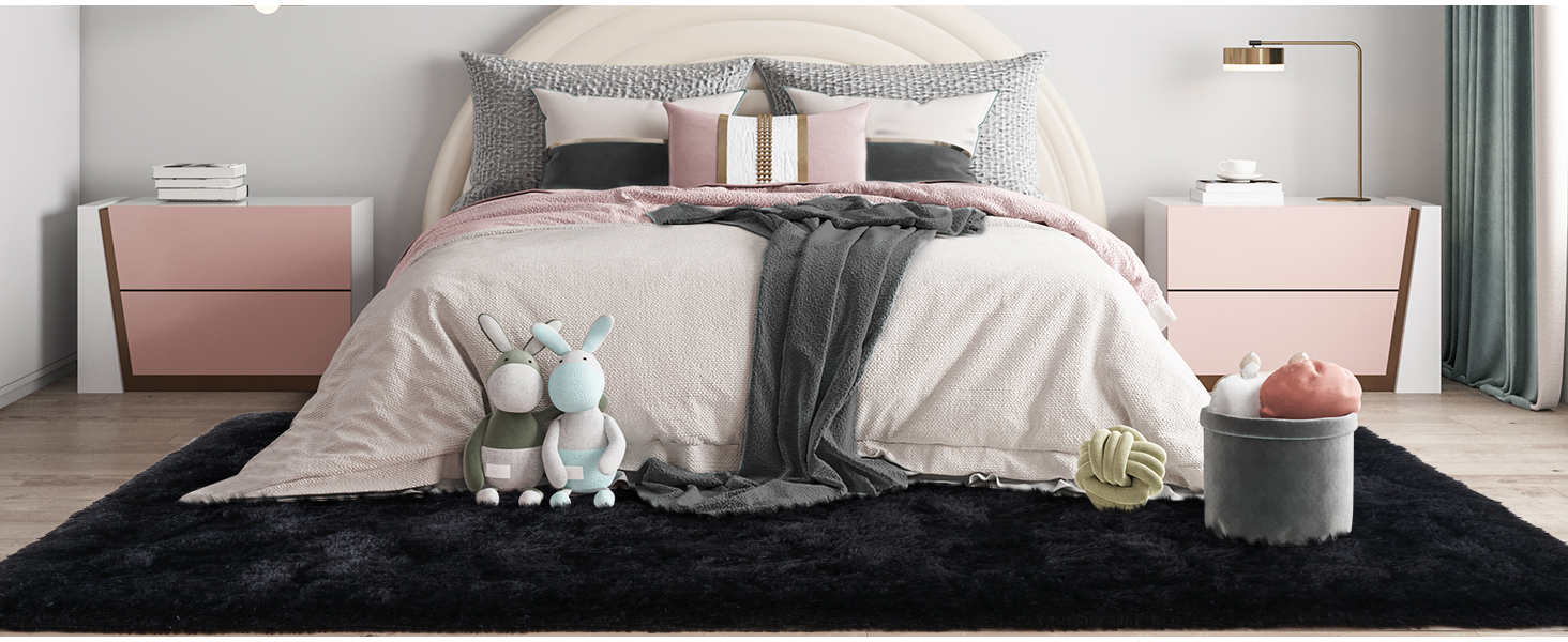 Fluffy Bedroom Rug