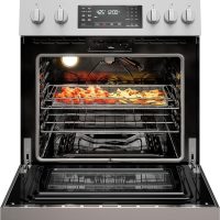 Kenmore Front Control Gas Range Oven with 5 Cooktop Burners, True Convection, Steam and Self Clean, Freestanding Stainless Steel Stove and Oven, 4.8 cu. ft. Capacity - Image 6