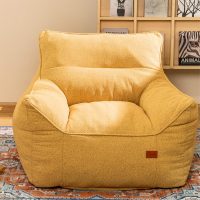 Bean Bag Chair with Filler, Bean Bag Sofa Chair with Tufted Soft Armrests Plush Lazy Sofa Comfy Chair,Large BeanBag Chair for Adults in Livingroom, Bedroom - Image 3