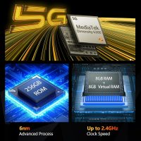 Ulefone Armor Mini 20 Pro 5G Rugged Phone, 16GB+256GB MTK Dimensity 6300, 64MP+50MP Main Camera, 6200mAh(33W), 4.7" HD+ Corning Gorilla Screen, IP68/69K Waterproof, Versatile LED Light, Android 14 - Image 4