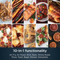 Ninja Air Fryer & Toaster Oven | Prestige Smart XL Countertop Oven | Bakes up to 20 Cookies, Fits up to a 12lb Turkey | Pizza, Toast, Bake, Air Fry & Reheat | 1800 Watts | Stainless Steel | DT501​ - Image 6
