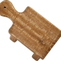 Creative Co-Op Small Wood Pedestal with Handle - Image 4