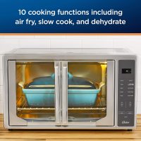 Oster Air Fryer Oven 10-in-1 Countertop Toaster Oven with XL Capacity & French Doors, Stainless Steel - Image 5