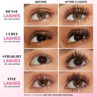 Too Faced Better Than Sex Volumizing Mascara | Damatic Volume + Length | Cruelty Free - Image 3