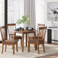 Signature Design by Ashley D199-01 Berringer 18" Rustic Dining Chair with Cushions, 2 Count, Light Brown - Image 10