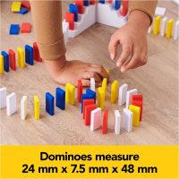 Spin Master Games, Lily Hevesh H5 Domino Creations 100-Piece Neon Dominoes Set, Building Toys for Kids & Family, Classic Activity Game, 1 & Up Players, for Ages 5 & Up - Image 4