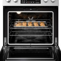 Kenmore Front Control Electric Range Oven with 5 Cooktop Elements with 7 Cooking Power Options, True Convection, Steam and Self Clean, Freestanding Oven, 4.8 cu. ft. Capacity Stainless Steel - Image 12