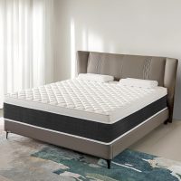 Full Mattresses,Memory Foam Hybrid 10 Inch Full Size Mattress in a Box,Individual Pocket Springs,Full Size Hybrid Mattress,Breathable,Black&White,Pressure Relief. - Image 7