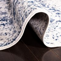 SAFAVIEH Area Rug 8x10 - Madison Collection - Large - Cream & Navy, Snowflake Medallion Distressed Design, Non-Shedding & Easy Cleaning, Ideal for Living Room, Bedroom, Office, Dining Space (MAD603D) - Image 7