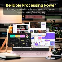 HP Flagship 14" Laptop with 1 Year Office 365 | 16GB RAM | 1.22TB Storage(64GB eMMC & 160GB Docking Station & 1TB Cloud Storage) | Intel 4-Core Processor| Webcam | Wi-Fi | Windows 11 | Pink - Image 7