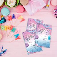 15 PCs Slime Time Birthday Invitation With 15 Matching White Envelopes For Boy Girl, Birthday Party Favors Decorations Supplies-OL-A38 - Image 5