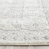 SAFAVIEH Adirondack Collection Area Rug - 8' x 10', Ivory & Silver, Oriental Medallion Design, Non-Shedding & Easy Care, Ideal for High Traffic Areas in Living Room, Bedroom (ADR108B) - Image 4