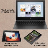 HP Chromebook X360 Fortis 2-in-1 Laptop (11.6" Touchscreen, Intel N5100, 8GB RAM, 128GB Storage (64GB+64GB)), Ruggedized & Spill-Resistant, Convertible, Student, Home, Long Battery Life, Chrome OS - Image 6