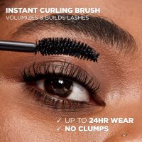 L'Oreal Paris Makeup Voluminous Original Curved Brush Mascara, Black, 0.28 Fl Oz - Image 5