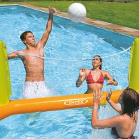 Intex 56508EP Inflatable Floating Swimming Pool Toys Volleyball Game, Green - Image 6