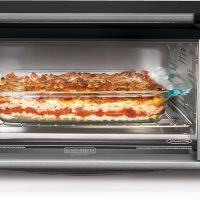 BLACK+DECKER 8-Slice Extra Wide Convection Toaster Oven, Fits 9"x13" Oven Pans and 12" Pizza, Bake, Toast, Broil, and Keep Warm Functions, Countertop Compact Design with Stainless Steel Finish - Image 12