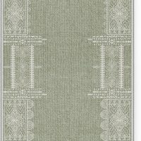 NICETOWN Washable 5x8 Green Area Rugs for Living Room, Ultra-Thin 5x8 Washable Christmas Rugs for Bedroom, Non-Slip Soft Large Bedroom Carpet Non Shedding for Dining Room Office, Sage Green - Image 5