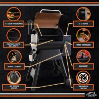 Traeger Grills Pro 575 Wood Pellet Grill & Smoker with Wifi, App-Enabled, Bronze - Image 4