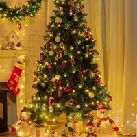 Minetom Fairy Lights with Remote, 66 Feet 200 Led Firefly String Lights Plug in for Bedroom Home Wall Ceiling Christmas Tree Wreath Craft Wedding Party Indoor Outdoor Decoration, Warm White - Image 7