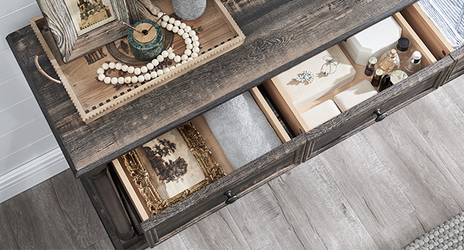 wide dresser