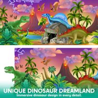 JOYIN Dinosaur Play Tent for Kids, Pop Up Play Tent for Boys & Girls, Kids Indoor Outdoor Dinosaur Playhouse Tent Set for Toddlers Birthday - Image 6