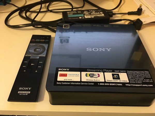 Sony SMP-N200 Streaming Media Player with Wi-Fi