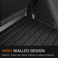 Binmotor-All Weather Floor Mats Cargo Liner Set for Honda HR-V(Include Hybrid) 2023-2026/Acura ADX 2025-2026, Heavy Duty Car Floor Liners HR-V TPE Waterproof Full Set, for HRV Accessories - Image 7
