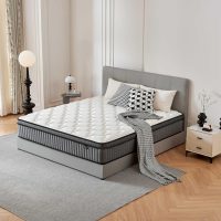 12 Inch Queen Mattress in a Box, Hybrid Cooling Gel Memory Foam & Pocketed Coils, Medium Firm, CertiPUR-US Certified, Pressure Relief, Motion Isolation - Image 9
